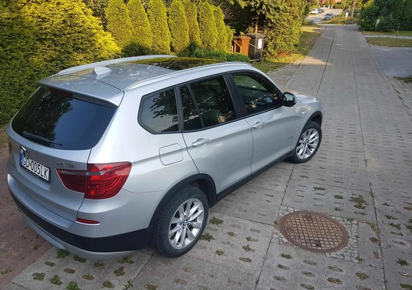 BMW X3 cena 59900 przebieg: 99813, rok produkcji 2014 z Gdańsk małe 67